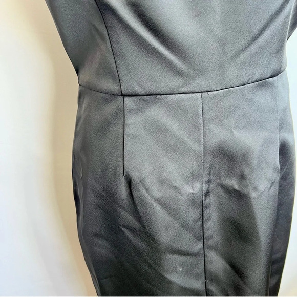 NWT Keepsake The Label Dress Formal Little Black Sleeveless Fringe Size Large - Picture 6 of 14